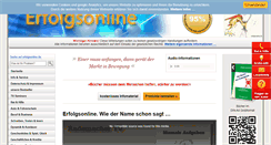 Desktop Screenshot of erfolgsonline.de